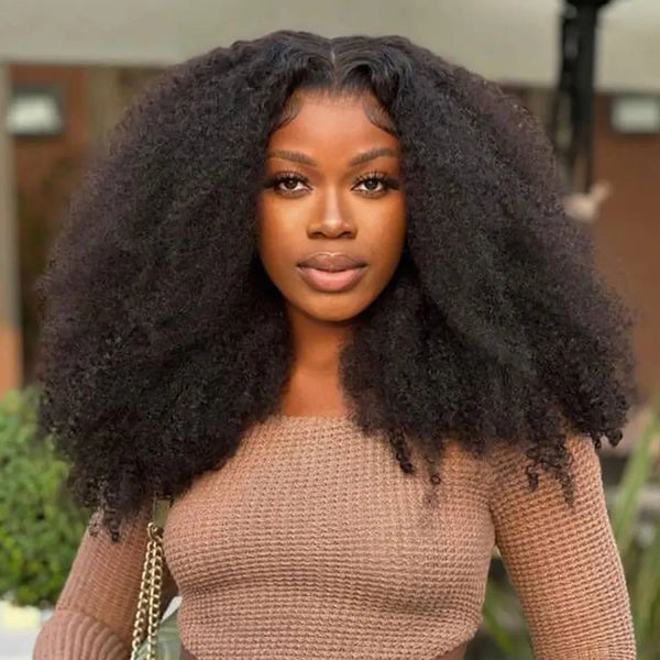 4B coily hair from the back — textured hair Dubai